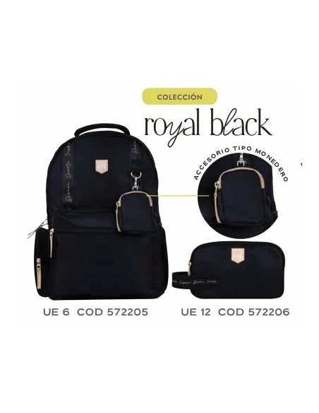 MOCHILA KIUT ROYAL BLACK (572205)