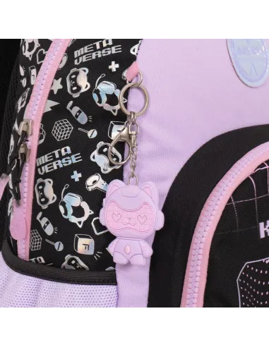 MOCHILA ESCOLAR MOZIONI NEGRO MME178178-NG