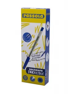 BOLIGRAFO PASSOLA INKREIBLE P/F AZUL X10