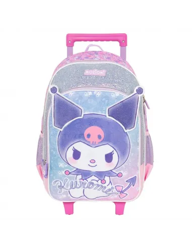 MOCHILA CON RUEDAS ESCOLAR KUROMI ROSADO DWE178334-RS