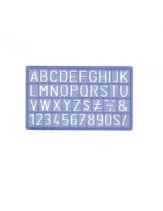 NORMOGRAFO ARTESCO PLANTILLA 20MM AUTOSERVICIO