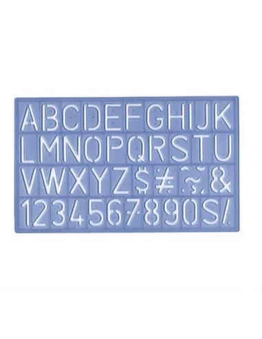 NORMOGRAFO ARTESCO PLANTILLA 30MM AUTOSERVICIO