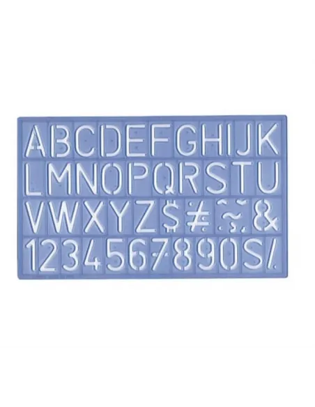 NORMOGRAFO ARTESCO PLANTILLA 30MM AUTOSERVICIO