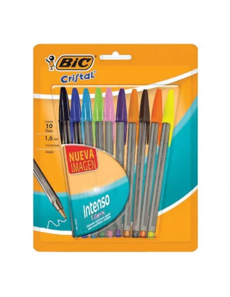 BOLIG BIC INTENSO 1.6 BLS. X10 COLORES 977876