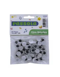 OJITOS PASSOLA MOVIBLES 60 PZAS 10MM