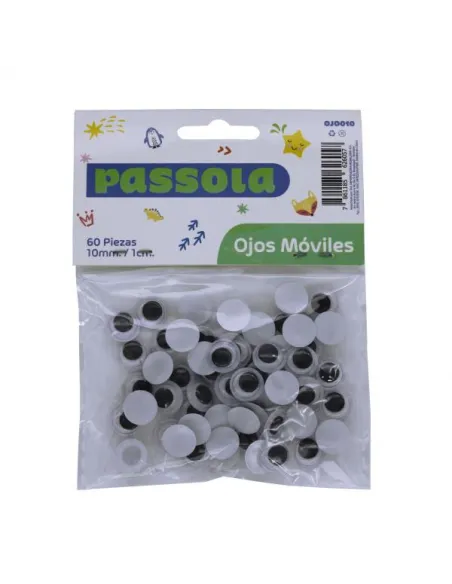 OJITOS PASSOLA MOVIBLES 60 PZAS 10MM