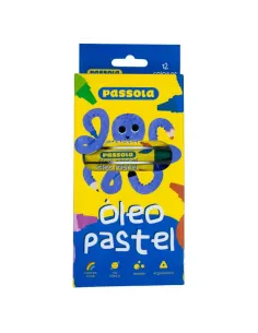 OLEO PASTEL PASSOLA X 12 COLORES