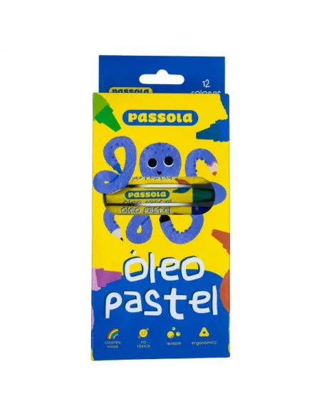 OLEO PASTEL PASSOLA X 12 COLORES