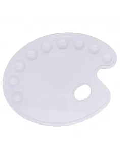 PALETA DE PINTURA PASSOLA OVAL 9 HUECOS 29X22CM