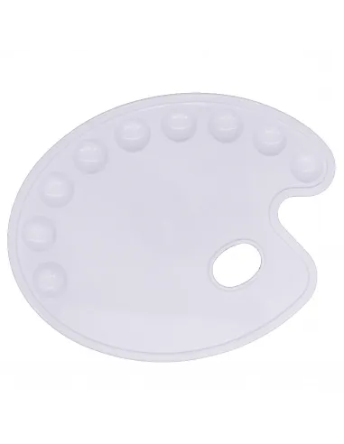 PALETA DE PINTURA PASSOLA OVAL 9 HUECOS 29X22CM