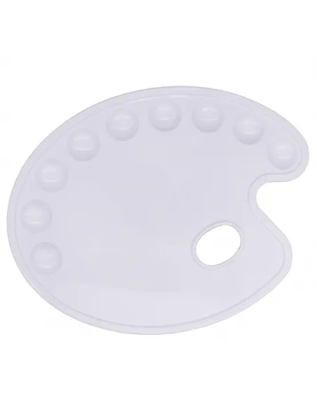 PALETA DE PINTURA PASSOLA OVAL 9 HUECOS 29X22CM