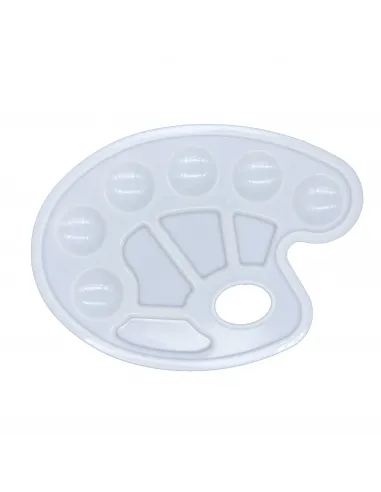 PALETA DE PINTURA PASSOLA OVAL 6 HUECOS 23X16CM