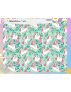 PAPEL REGALO 50X70 FANTASY R. 45989