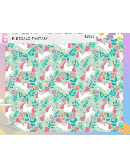 PAPEL REGALO 50X70 FANTASY R. 45989