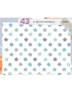 PAPEL REGALO 50X70 ESTRELLA R.46262
