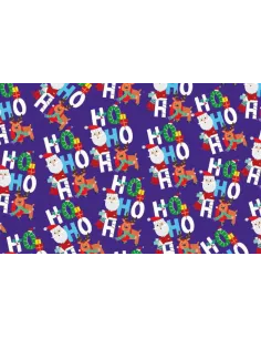 PAPEL REGALO NAV. 50X70 HOHOHO LETRAS REF. 55998