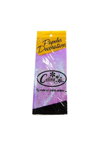 PAPEL REGALO TORNASOL 50X70CM FUCSIA GI18-8008