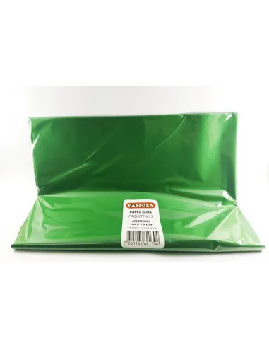 PAPEL SEDA PASSOLA 50X70CM VERDE OSCURO X25