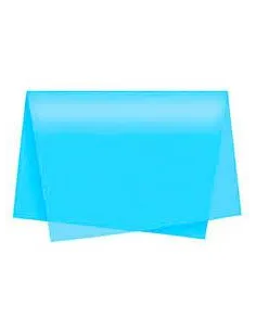 PAPEL SEDA PASSOLA 50X70CM CELESTE X25