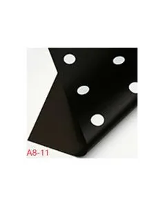 PAPEL PASSOLA COREANO NEGRO/PUNTOS BLANCOS 58X58CM A8-11