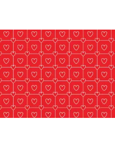 PAPEL REGALO 50X70 CORAZON R. 46117