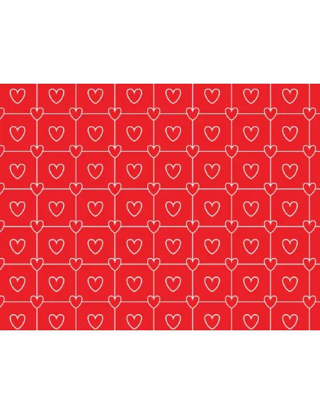 PAPEL REGALO 50X70 CORAZON R. 46117