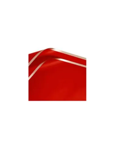 PAPEL PASSOLA COREANO ROJO/FILOS DORADOS 58X58CM A1-RED