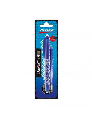 BOLIG. ARTESCO BORRABLE INKORRECT AZUL E/BLISTER C/REPUESTO