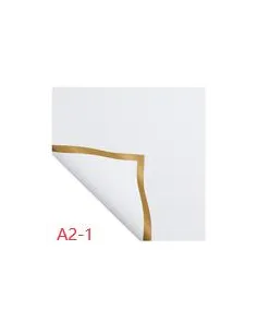 PAPEL PASSOLA COREANO BLANCO F/DORADO 58X58CM A2-1