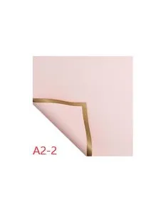 PAPEL PASSOLA COREANO ROSA PASTEL F. DORADO 58X58CM A2-2