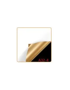 PAPEL PASSOLA COREANO BLANCO/DORADO 58X58CM A32-4