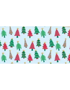 PAPEL REGALO/NAV 50X70 ARBOLES EN NIEVE R. 55995