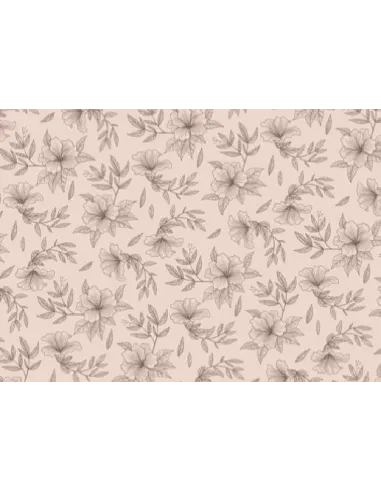 PAPEL REGALO 50X70 ROSAS PASTELES 42228