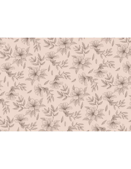 PAPEL REGALO 50X70 ROSAS PASTELES 42228