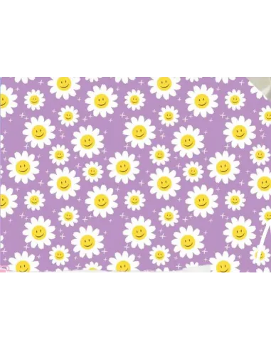 PAPEL REGALO 50X70 MARGARITAS R. 45987