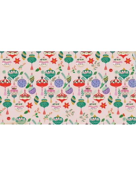 PAPEL REGALO NAV. 50X70 PINK BALLS R. 55992