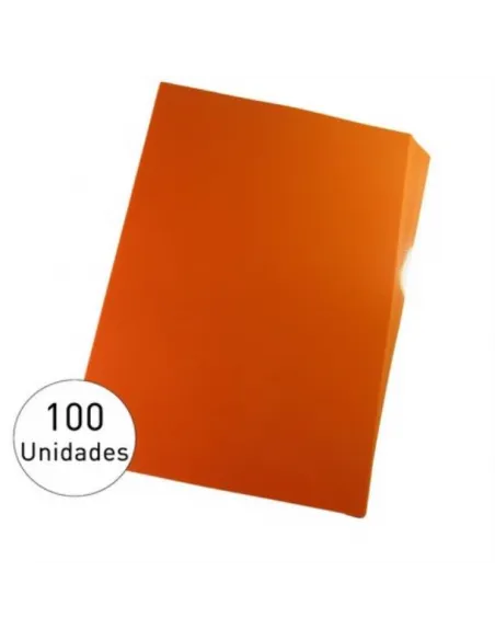 PASTA P/ANILLADO BASE A4 NARANJA