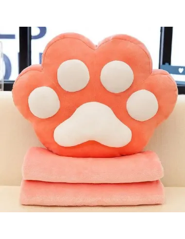 PELUCHE PATITA C/COLCHA TIPO ALMOHADA 50CM