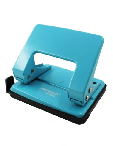 PERFORADORA ARTESCO M-608 CELESTE PASTEL  20 HOJAS
