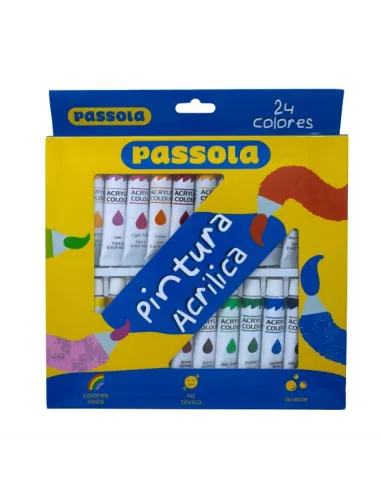 PINTURA ACRILICA PASSOLA E/PASTA X24 COL