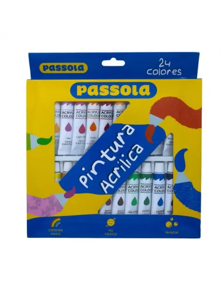 PINTURA ACRILICA PASSOLA E/PASTA X24 COL