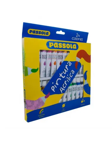 PINTURA ACRILICA PASSOLA E/PASTA X24 COL
