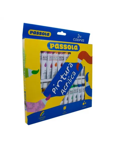 PINTURA ACRILICA PASSOLA E/PASTA X24 COL