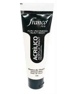 PINTURA FRANCO ACRILICA 100 ML BLANCO