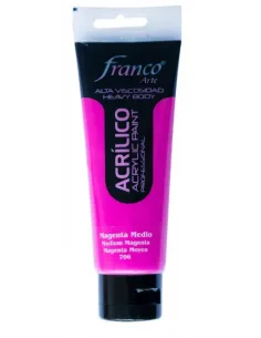 PINTURA FRANCO ACRILICA 100ML MAGENTA 701