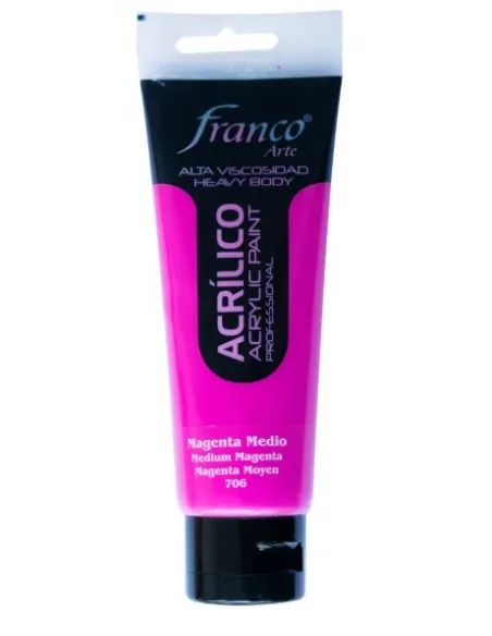 PINTURA FRANCO ACRILICA 100ML MAGENTA 701