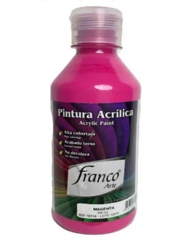 PINTURA FRANCO ACRILICA 250ML MAGENTA