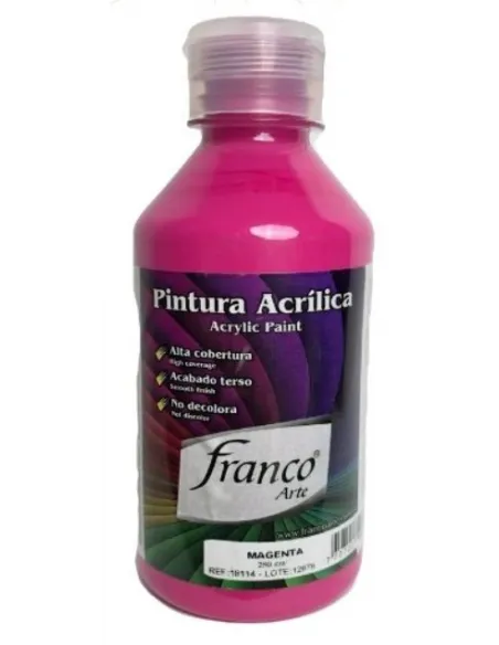 PINTURA FRANCO ACRILICA 250ML MAGENTA