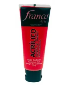 PINTURA FRANCO ACRILICA 100ML ROJO