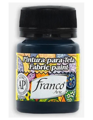 PINTURA FRANCO TELA 30ML NEGRO
